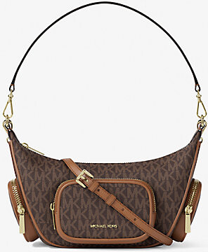Michael Kors Merritt Small Signature Logo Convertible Shoulder Bag