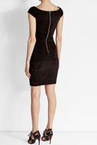 Thumbnail for your product : Jitrois Suede Dress with Zipper Collar