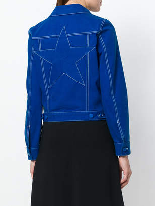 Givenchy star patch denim jacket
