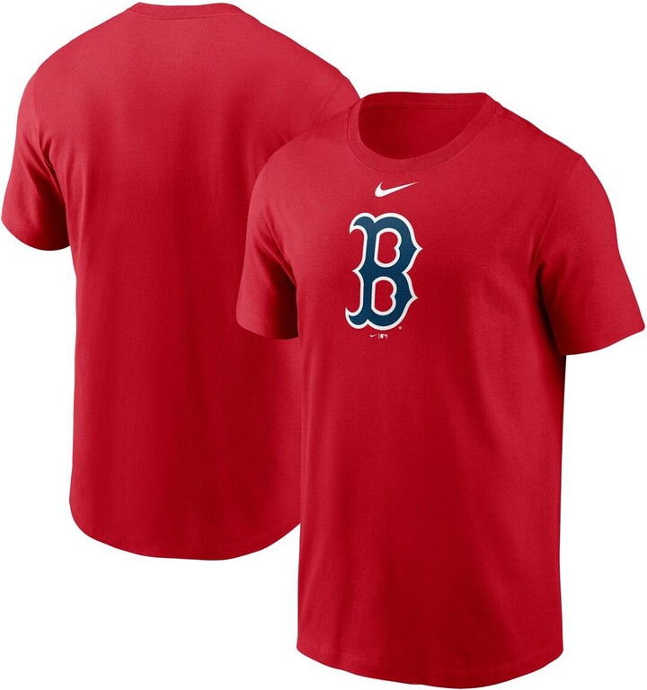 Nike Men's Red Boston Red Sox Fuse Logo T-Shirt