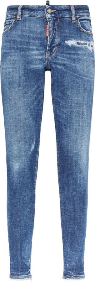 DSQUARED2 Logo-Patch Jeans