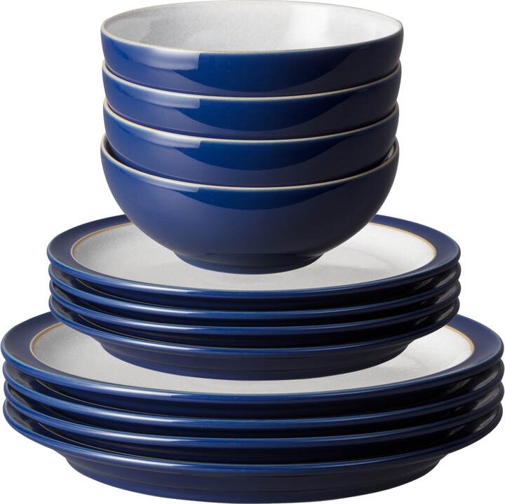 Denby Elements 12 Pc. Dinnerware Set, Service for 4