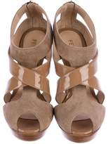 Thumbnail for your product : Fendi Suede & Patent Leather Sandals