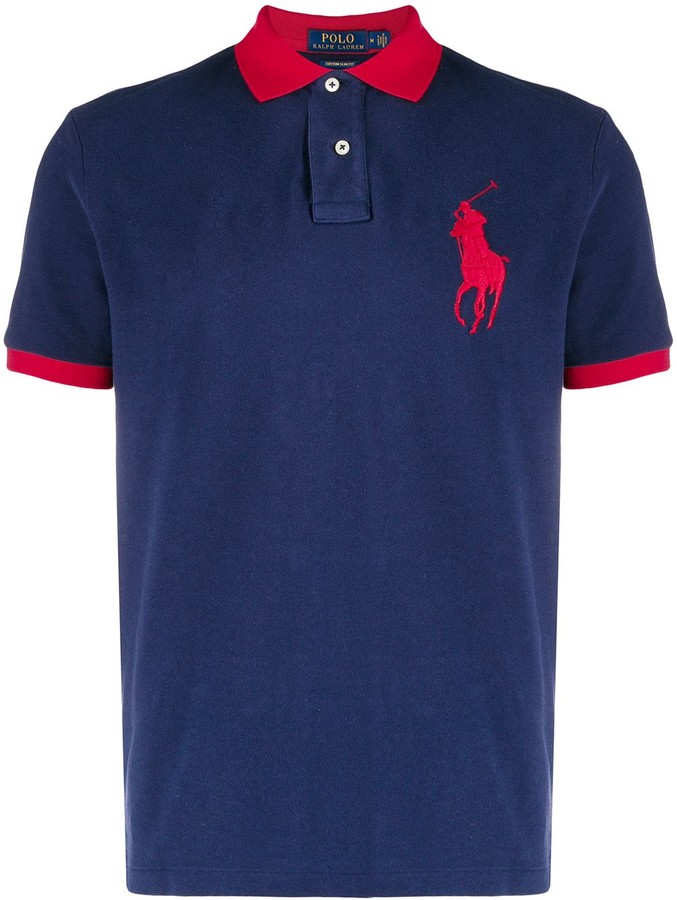 slim fit mesh polo shirt