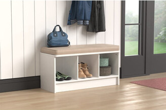 Shelves Storage Bench, Shoe Rack, Shoe Shelf, Entryway Shoe Storage Latitude Run
