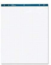 Business Source BSN38589 Easel Pad- 27in.x34in.- 50 Sheets- 1in. Quad- 4-CT- White