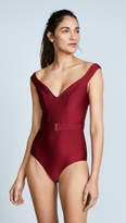 Thumbnail for your product : Zimmermann Kali Off Shoulder Swimsuit