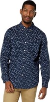 Thumbnail for your product : Dockers Long Sleeve Signature Comfort Flex Shirt (Navy Blazer/Print) Men's Clothing