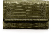 Thumbnail for your product : Nancy Gonzalez Front-Flap Crocodile Bar Clutch Bag