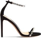 Thumbnail for your product : Alexandre Vauthier 100mm Carla Embellished Satin Sandals