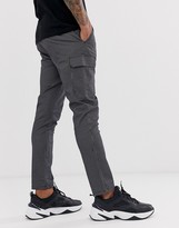 Thumbnail for your product : ASOS DESIGN skinny cargo trousers in grid check