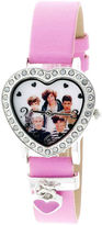 Thumbnail for your product : JCPenney FASHION WATCHES One Direction Womens Crystal-Accent Heart Charm Watch