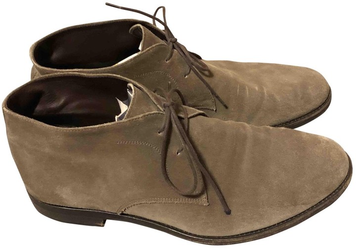 salvatore ferragamo suede boots