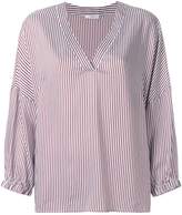 Thumbnail for your product : Peserico striped V-neck blouse