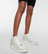 Thumbnail for your product : Amiri Skeleton high-top leather sneakers