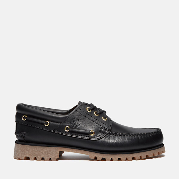 Timberland Men's Authentic 3-Eye Lug Handsewn Boat Shoe