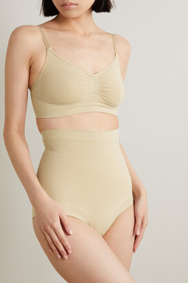 Beige Soft Smoothing Seamless Bralette