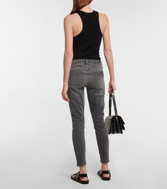 7 For All Mankind The Ankle B(AIR) mid-rise skinny jeans