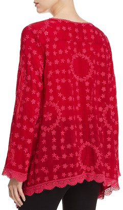 Johnny Was Jossimar Embroidered Eyelet Tunic