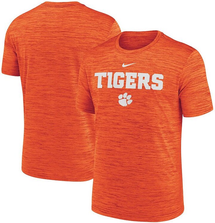 Men's Nike Orange Clemson Tigers 2025 Sideline Velocity Performance T-Shirt