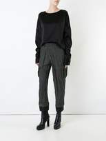 Thumbnail for your product : A.F.Vandevorst pocket cropped trousers