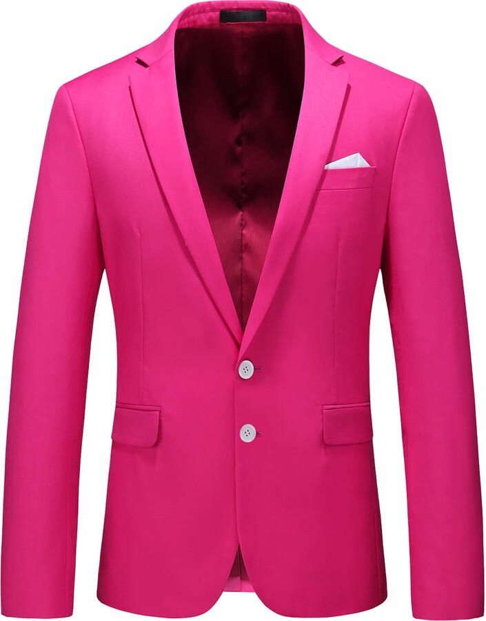 MOGU Mens Suit Jacket Slim Fit Sport Coats Blazer for Daily Business  Wedding Party - ShopStyle