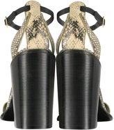 Thumbnail for your product : See by Chloe Animal Print Leather High Heeel Sandal