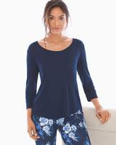 Thumbnail for your product : Splendid After Midnight Pajama Top Midnight Navy