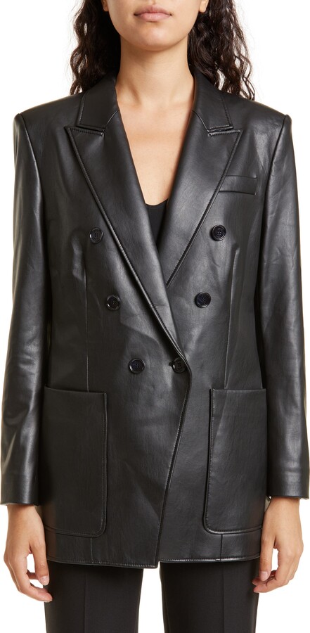vervangen verkoudheid Bridge pier HUGO BOSS Women's Leather & Faux Leather Jackets | ShopStyle