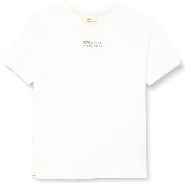 Alpha Industries Organics EMB T T-Shirt for Men White - ShopStyle