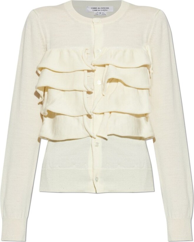 Comme des Garçons Comme des Garçons Ruffled Cardigan