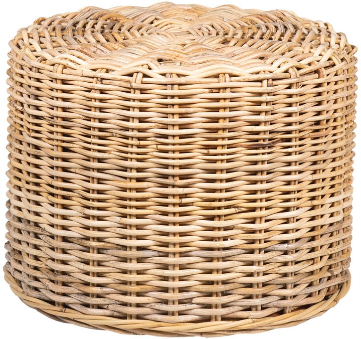 Natural Woven Rattan Portola Stool