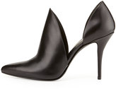 Thumbnail for your product : Alexander Wang Leva Leather Cutout Bootie, Black