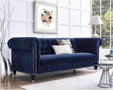 Thumbnail for your product : Tov Hanny Navy Blue Velvet Sofa
