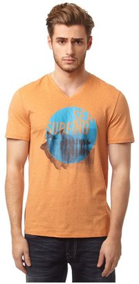 Buffalo David Bitton Mens Nisbee Beach Graphic T-Shirt L