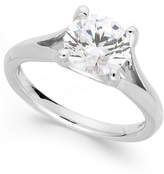 Thumbnail for your product : X3 Certified Diamond Split Shank Engagement Ring in 18 White Gold (2 ct. t.w.), Created for Macy's