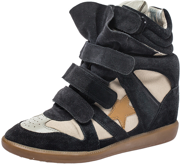 velcro wedge sneakers