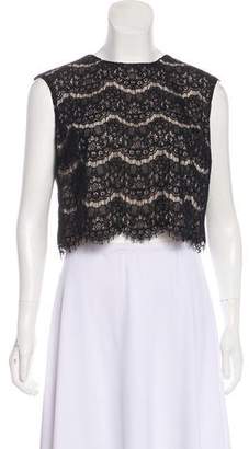 Andrew Marc Lace Crop Top w/ Tags