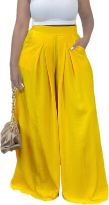 Summer Pants Women Blotona Boho Wide Leg Pants For Women High