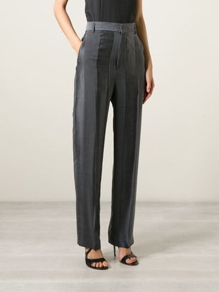 Haider Ackermann high-waist trousers - women - Silk/Cotton/Rayon - 36