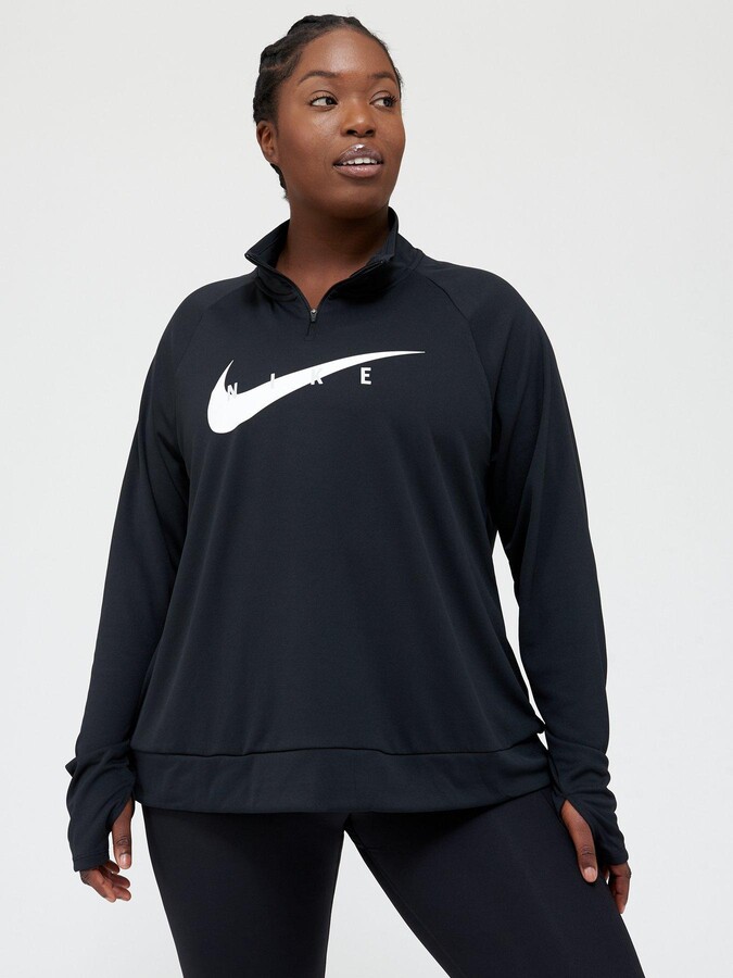 nike running half zip top