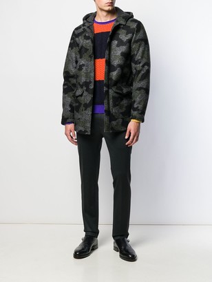 Daniele Alessandrini Camouflage Hooded Jacket