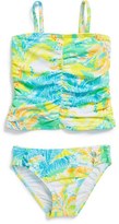 Thumbnail for your product : Hula Star 'Palm Springs' Two-Piece Tankini Swimsuit (Toddler Girls)