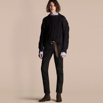 Burberry Multi-knit Cotton Blend Sweater