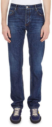 Kenzo Washed Straight-Leg Denim Jeans