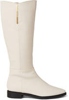 Thumbnail for your product : Calvin Klein Soft White Francine Leather Knee-High Boots