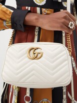 Thumbnail for your product : Gucci GG Marmont Small Quilted-leather Cross-body Bag
