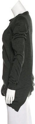 Balenciaga Asymmetrical Knit Cardigan