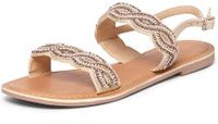 Dorothy Perkins Womens Nude Leather 'France' Sandals