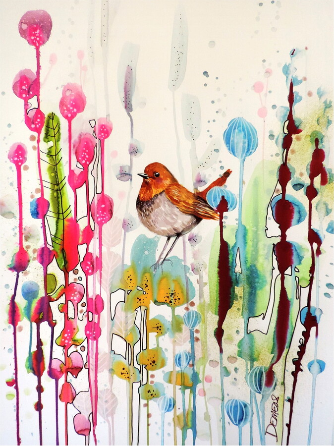 Sylvie Demers 'Demander Son Chemin' Canvas Art